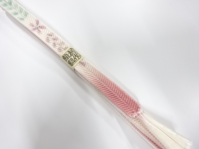 未使用品　正絹　手組帯締め